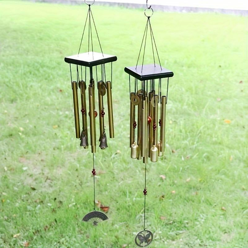 Aluminum Tube Copper Wind Chime, Exquisite Wind Chime, Outdoor Garden Decor, Garden Decor Supplies for Home Garden, Home Decor