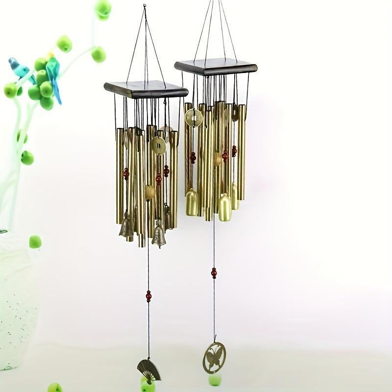 Aluminum Tube Copper Wind Chime, Exquisite Wind Chime, Outdoor Garden Decor, Garden Decor Supplies for Home Garden, Home Decor