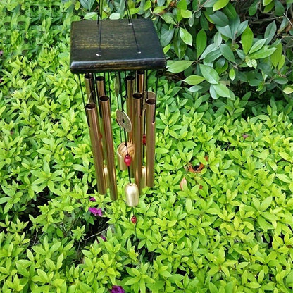 Aluminum Tube Copper Wind Chime, Exquisite Wind Chime, Outdoor Garden Decor, Garden Decor Supplies for Home Garden, Home Decor